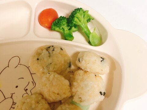 離乳食後期に!手づかみ和風おにぎり